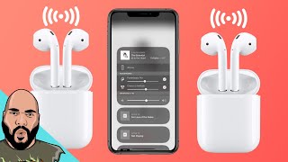 Share Audio to Two Sets of AirPods from ONE iPhone! - listen to music together without spotify premium