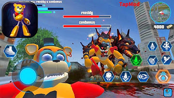 Bear Rope Hero - Gameplay Walkthrough Boss Mode Squid Doll FNAF Freddy (Android, iOS) #2