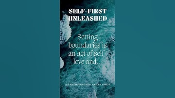 Empower Your Well-Being: The Strength of Setting Boundaries | #mentalhealth #shorts