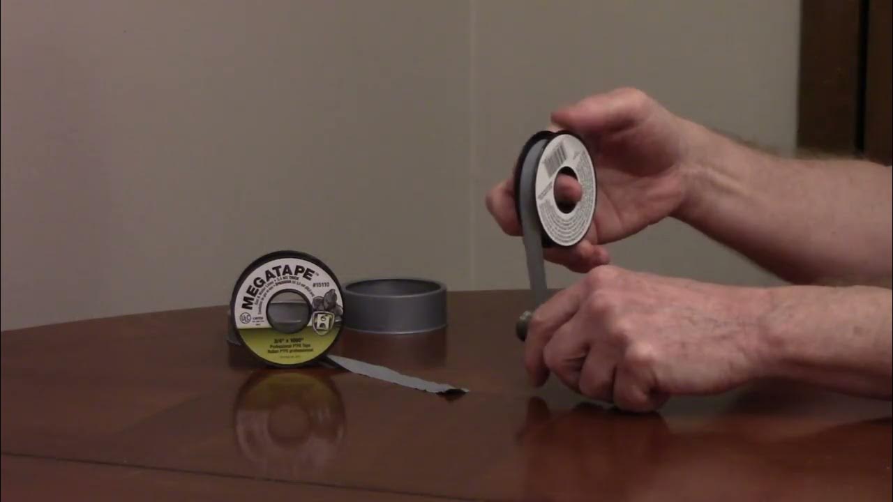 How to Apply Plumbers Tape YouTube