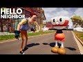 THE NEIGHBOR GETS ATTACKED BY CUPHEAD!!! | Hello Neighbor (Beta 3 Mods)