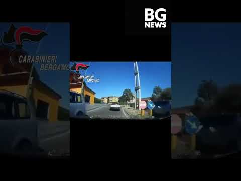 Video Inseguimento da film tra Gorle e Albino, i Carabinieri bloccano un 39enne