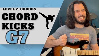 Chord Kicks - G7  [Play Along Workout for Guitar]