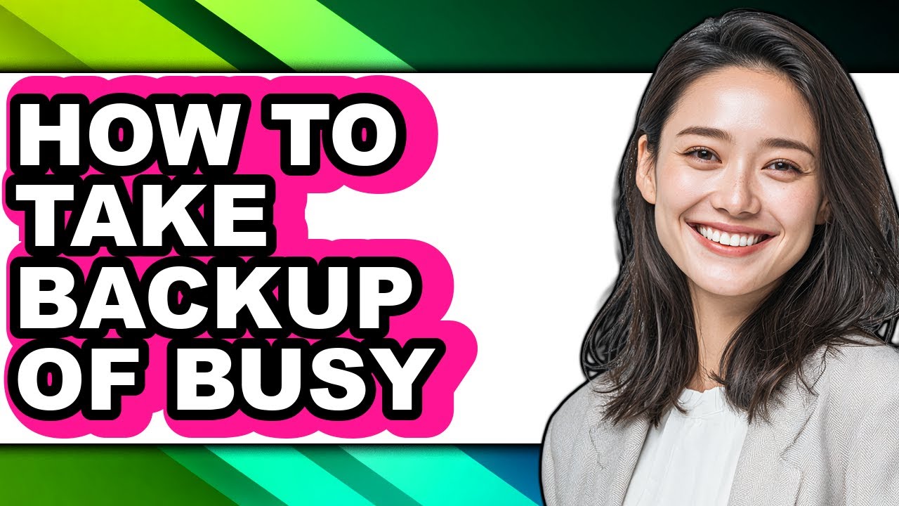 How to Take Backup of Busy (easy Method)