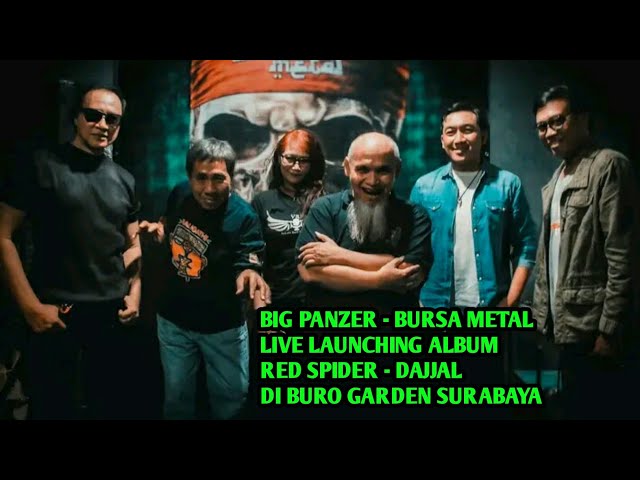 BIG PANZER - BURSA METAL Live Launching Album Red Spider Di Buro Garden Surabaya #rock #musik class=