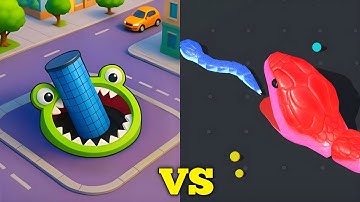 Hole.io vs Snake Clash.io - All Max Android Gameplay, IOS Game 2 