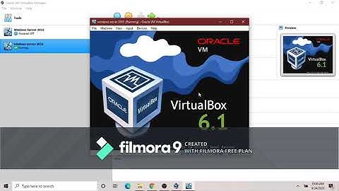 How to install Windows Server 2016 on a Virtual Machine