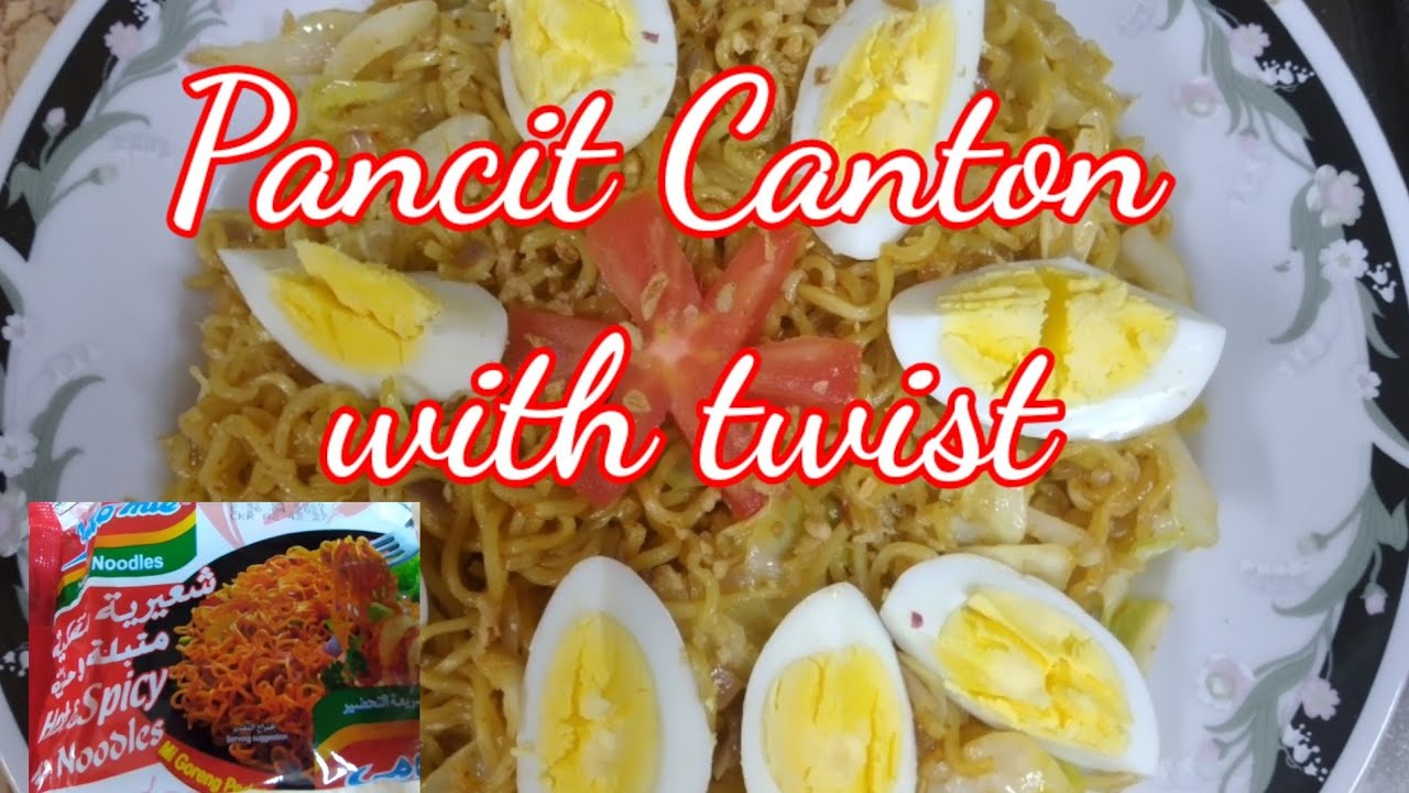 PANCIT CANTON WITH CABBAGE & EGG SIMPLE RECIPES EASY COOKING YouTube