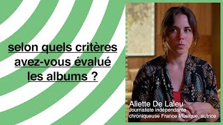 Critères d'évaluation des albums : le Comité répond à vos questions