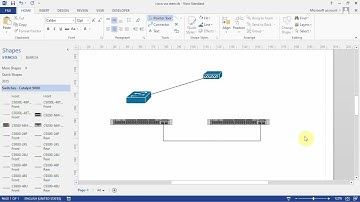 Learn How to Create Visio Network Drawings: Device Connectors