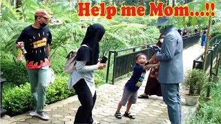 Patung hidup super jahil || Statue prank super fun