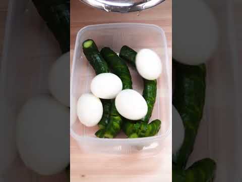 Pickle cucumber & egg with kimchi🥒🥚🔥ASMR | MUKBANG | COOKING