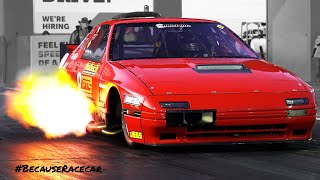 1000HP+ RX7 Rotary 13B Turbo on KILL at the Radial Prepped Track Hire! | Full PP | Rotomotion |