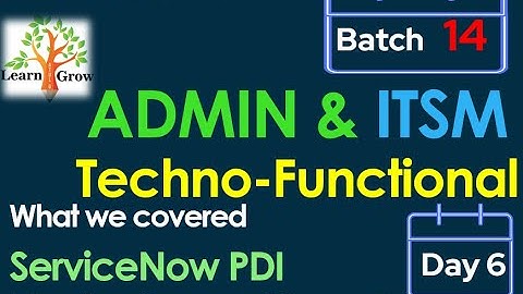 CSA-CIS ITSM Batch14 | Day 6 | ServiceNow PDI - Navigations - Menu Bar Details #Shorts #Short