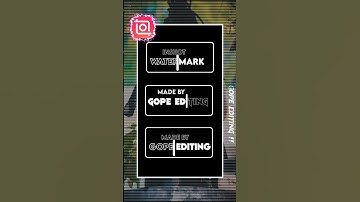 📈 TRENDING WATERMARK TUTORIAL IN INSHOT🔥#INSHOT