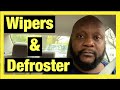 How to Use Your Windshield Wipers And Defroster In a Car Driving Tutorial