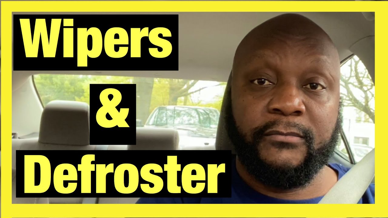 How to Use Your Windshield Wipers And Defroster In a Car Driving Tutorial 