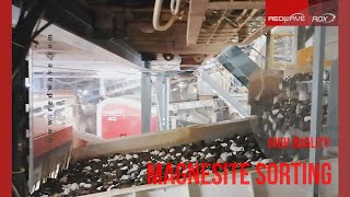 Magnesite: Sorting High-Quality Pure Material with REDWAVE ROX Sensor-Based Sorting Machine