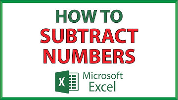 How To Subtract Numbers In Microsoft Excel | 365 |