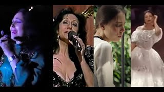 Video voorbeeld van "4 versiones de "Mi destino fue quererte" (Flor Silvestre, Dalia Inés, Majo y Ángela Aguilar)"