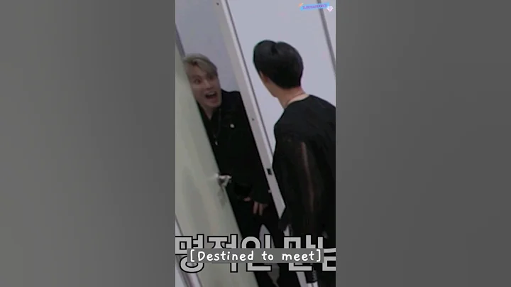 dino is getting surprised because of mingyu and then mingyu trying to lock him inside 😂😂 #GOING_SVT