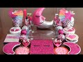 "Speacial Galaxy Pink"Mixing Eyeshadow,Makeup and glitter Into Slime!Satisfying Slime Video!★ASMR★