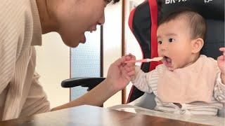 我が家のむすめが好きすぎる手作り離乳食はこれ【生後6ヶ月】