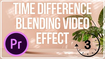 How to create Cool Time Difference Blending Video Effect in Adobe Premiere pro 2023