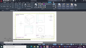 AutoCAD 2021 - Setting the Viewport & Plotting