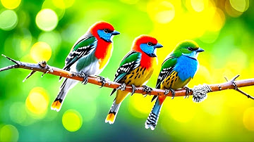 Relaxing Bird Sounds 4K~ Birds Singing Heal Stress, Anxiety And Depression, Heal The Mind