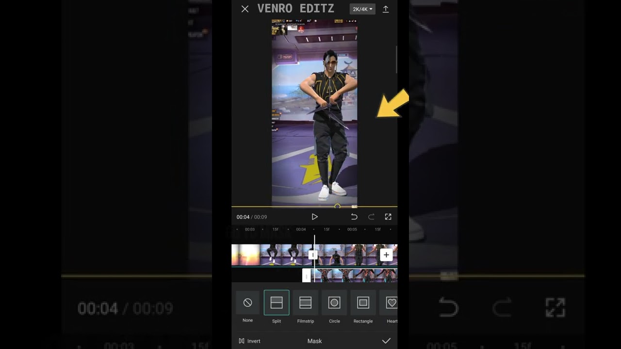 Capcut Simple Editing Tutorial 🔥// Dress changing effect in capcut, ff edit, lobby edit ff #shorts