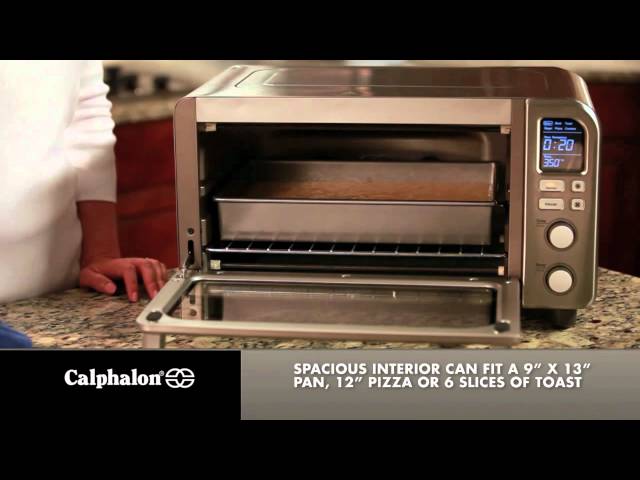 New Calphalon 2109247 Precision Control Air Fryer Countertop Toaster Oven  -Black