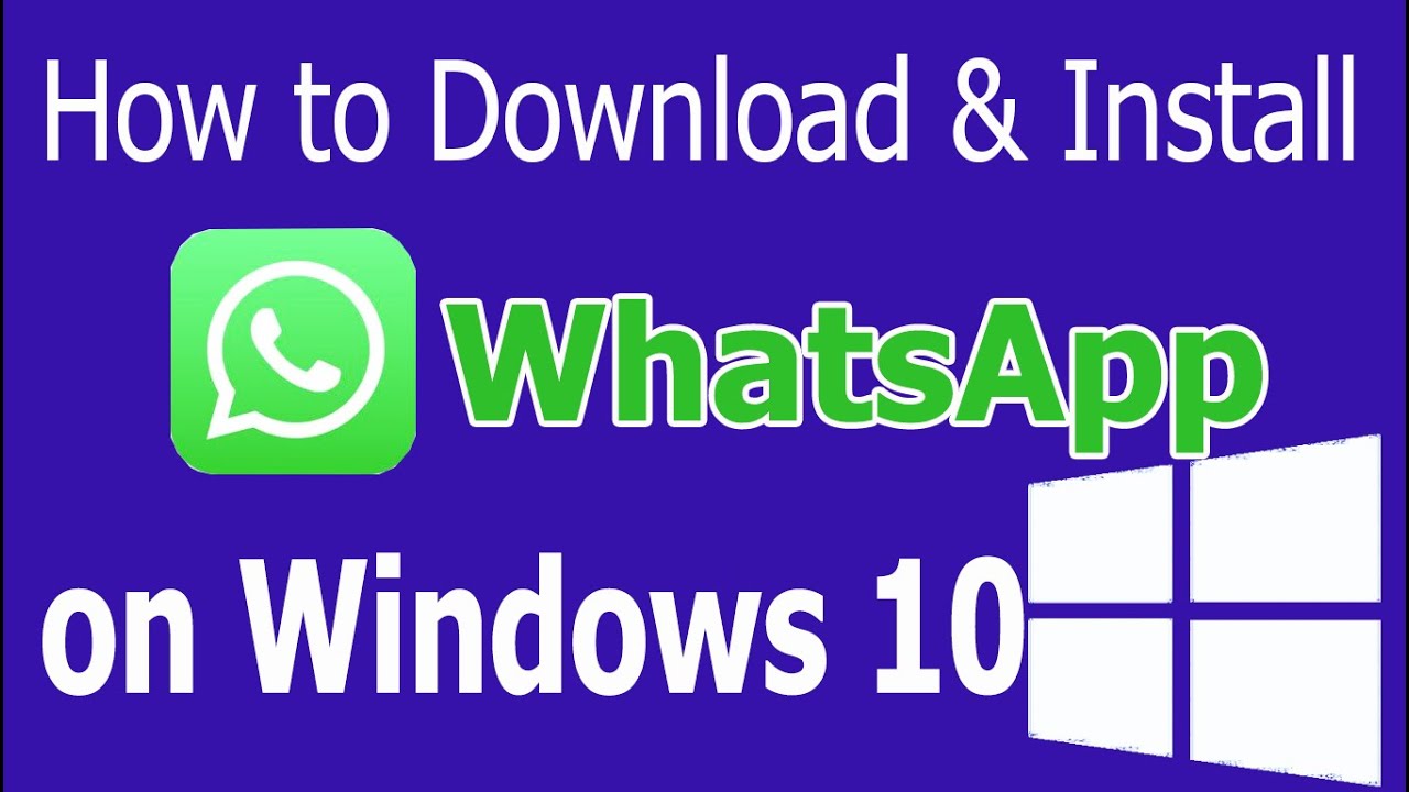 whatsapp for windows 10 pc software download