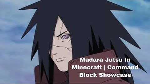Madara Jutsu In Minecraft | MCPE/MCBE Command Block Showcase