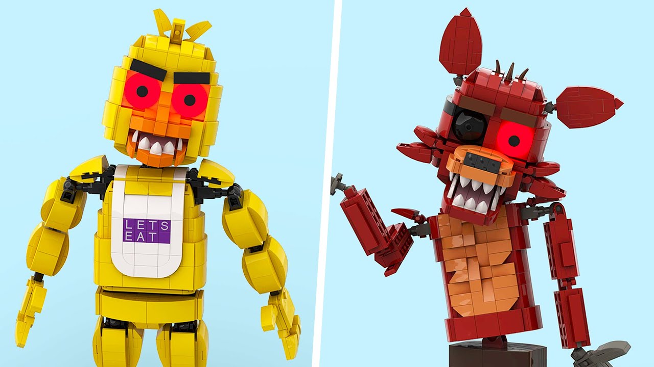 LEGO MOC withered chica by gamesandmovierecreation