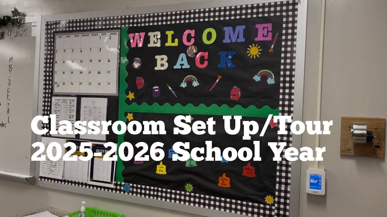 2025-2026 Middle School Classroom Set Up and Tour