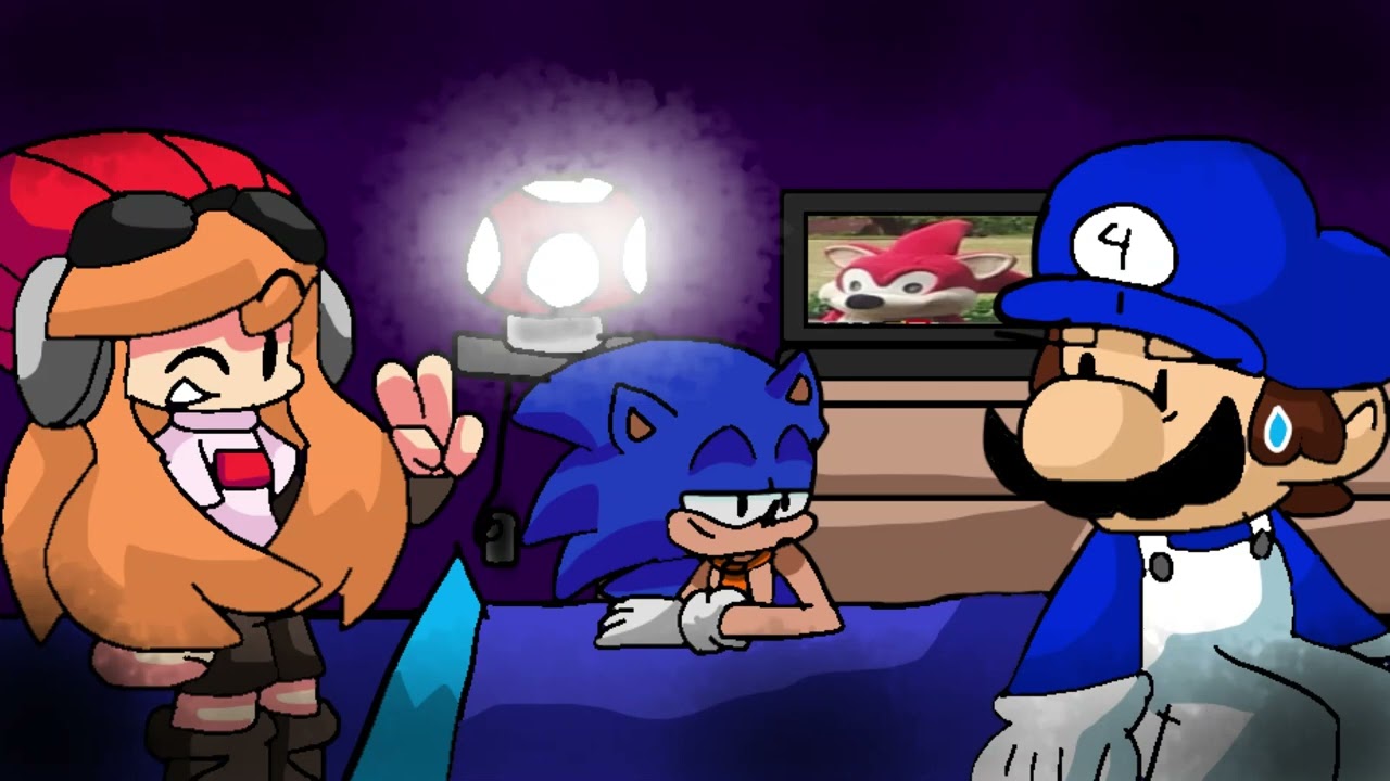 FNF power hour but Sonic, Meggy, and SMG4 sing it.