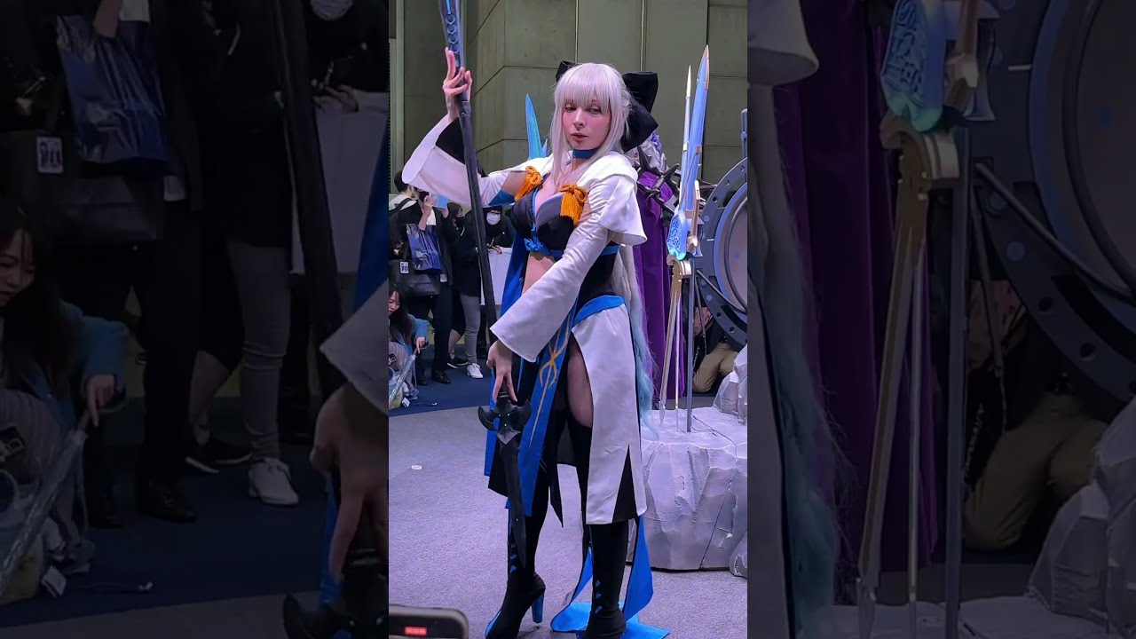 アニメジャパン2023で撮影したモルガンの公式コスプレイヤーが