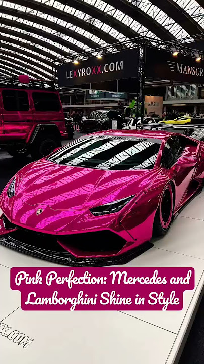 Pretty in Pink: Luxury Cars like You've Never Seen Them Before | Dev’s World