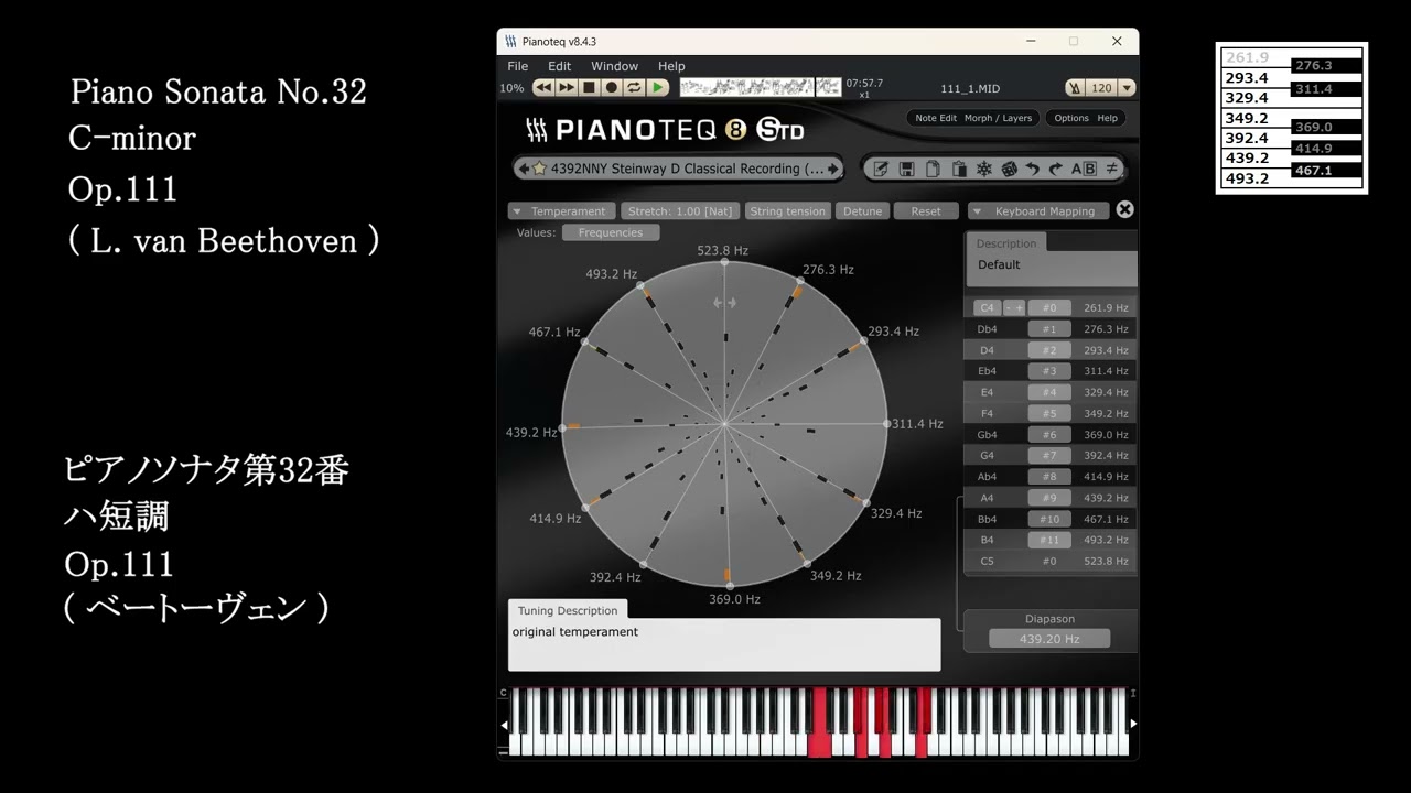 ベートーヴェン：ピアノソナタ第32番ハ短調Op.111