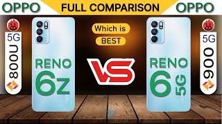 OPPO Reno 6Z VS Reno 6 5G Full Comparison which is Best