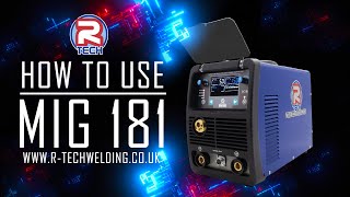 RTech MIG181 MIG Welder EASY SET and MANUAL mode  EXPLAINED