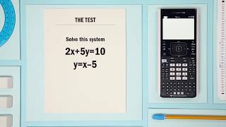 TI-Nspire CX Graphing Calculator Tip: How to Solve Systems of Equations screenshot 5