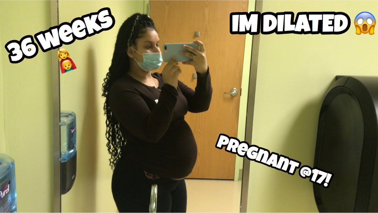 36-week-prenatal-appointment-baby-update-pregnant-at-17-youtube