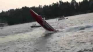 Boat Doing A Wheelie