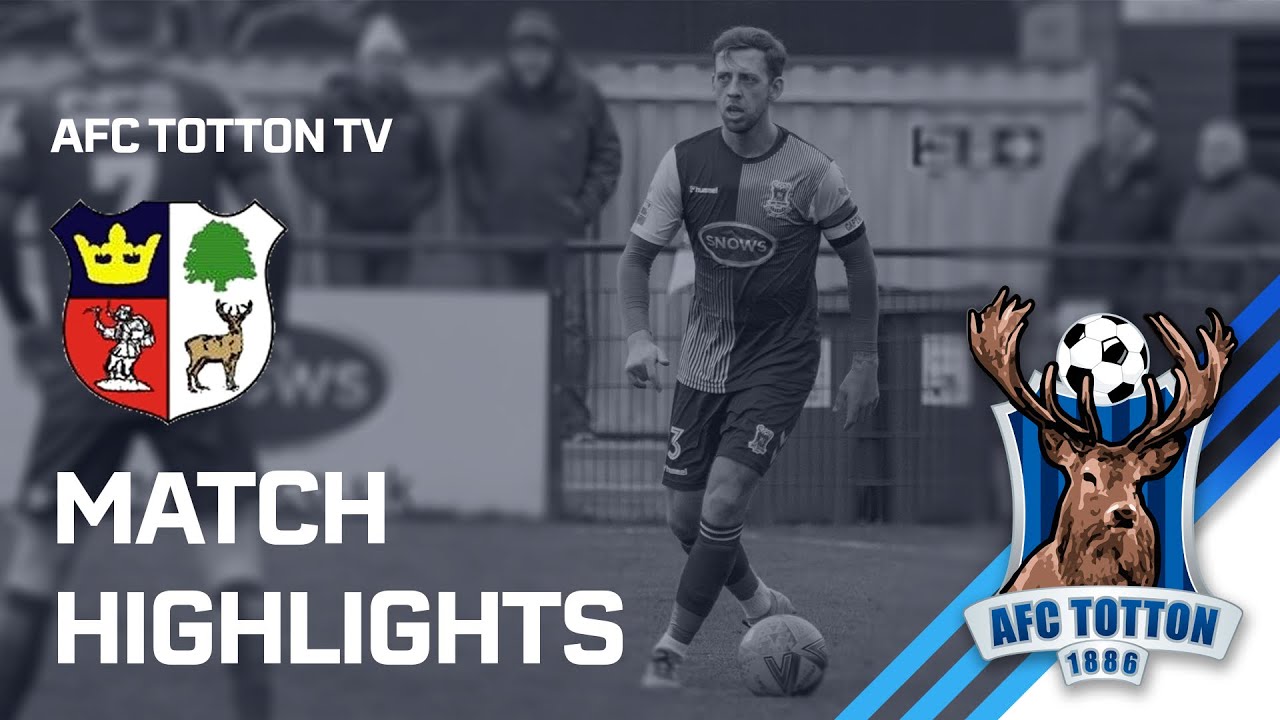AFC Totton 40 Cinderford Town The Stags score four! Match Highlights YouTube