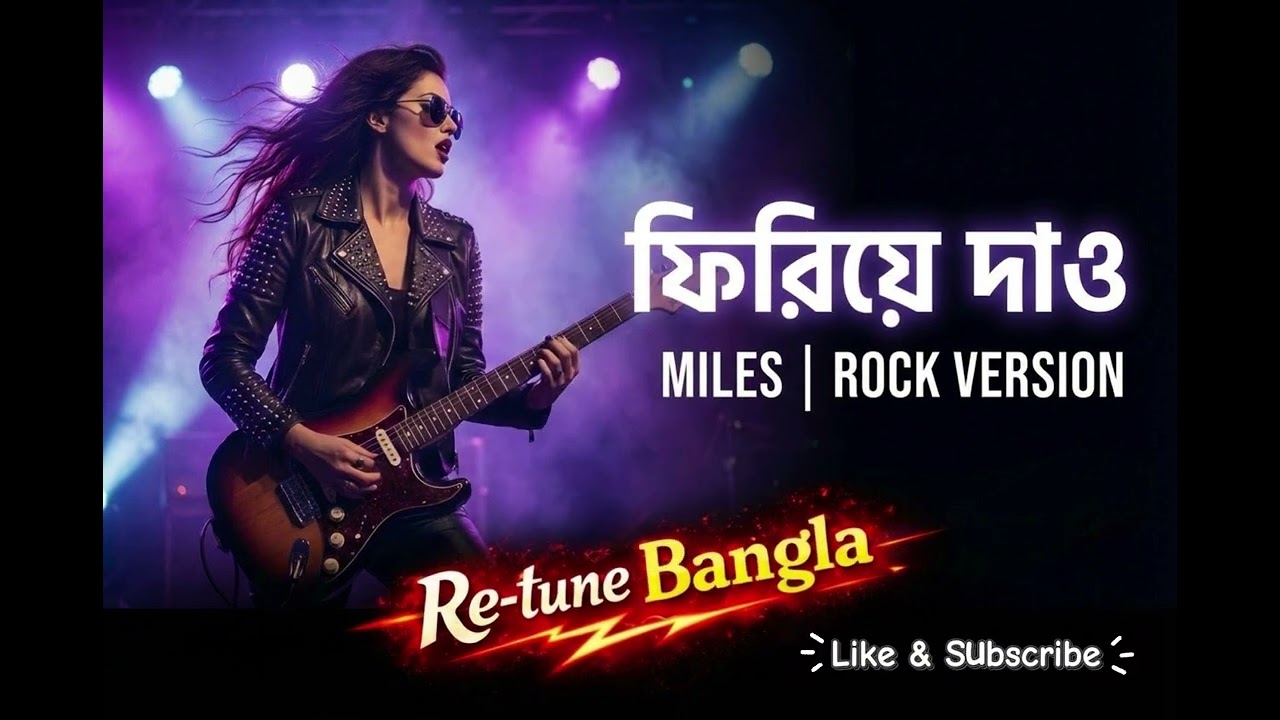 Phiriye Dao - ফিরিয়ে দাও | Miles | Female Rock Cover | Re-tune Bangla