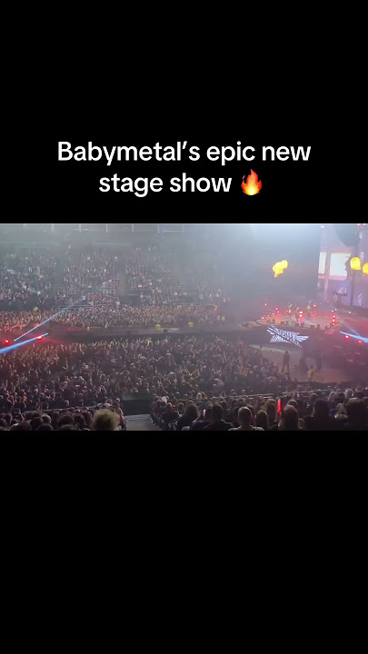 Babymetal’s INSANE new stage show 🔥 #babymetal #metal #heavymetal #metalshow
