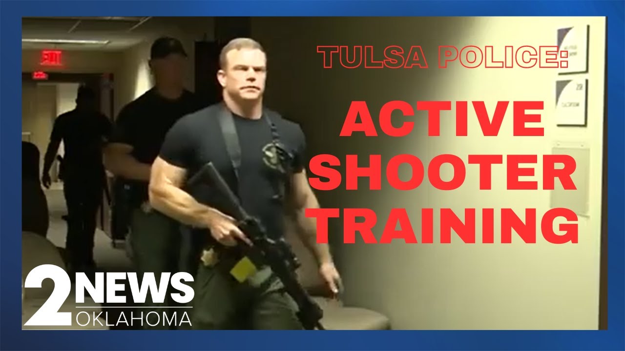 Tulsa police going through LASER training - YouTube