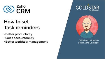 How to set Task Reminders in Zoho CRM